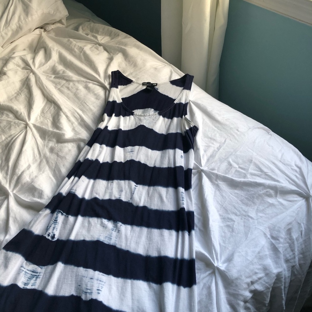 tie dye h&m maxi dress!!